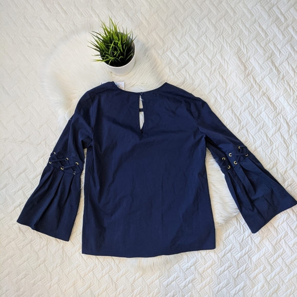 {Michael Kors} NEW Bell Sleeve Grommet Top - Picture 6 of 6